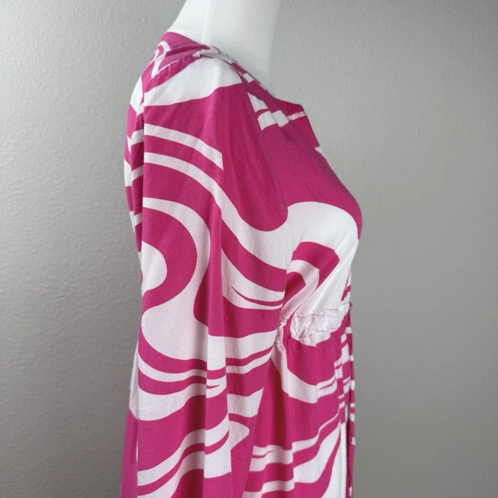 Escapada Beach Womens Abstract Swim Cover Over Size‎ M Resort Vacation Summer